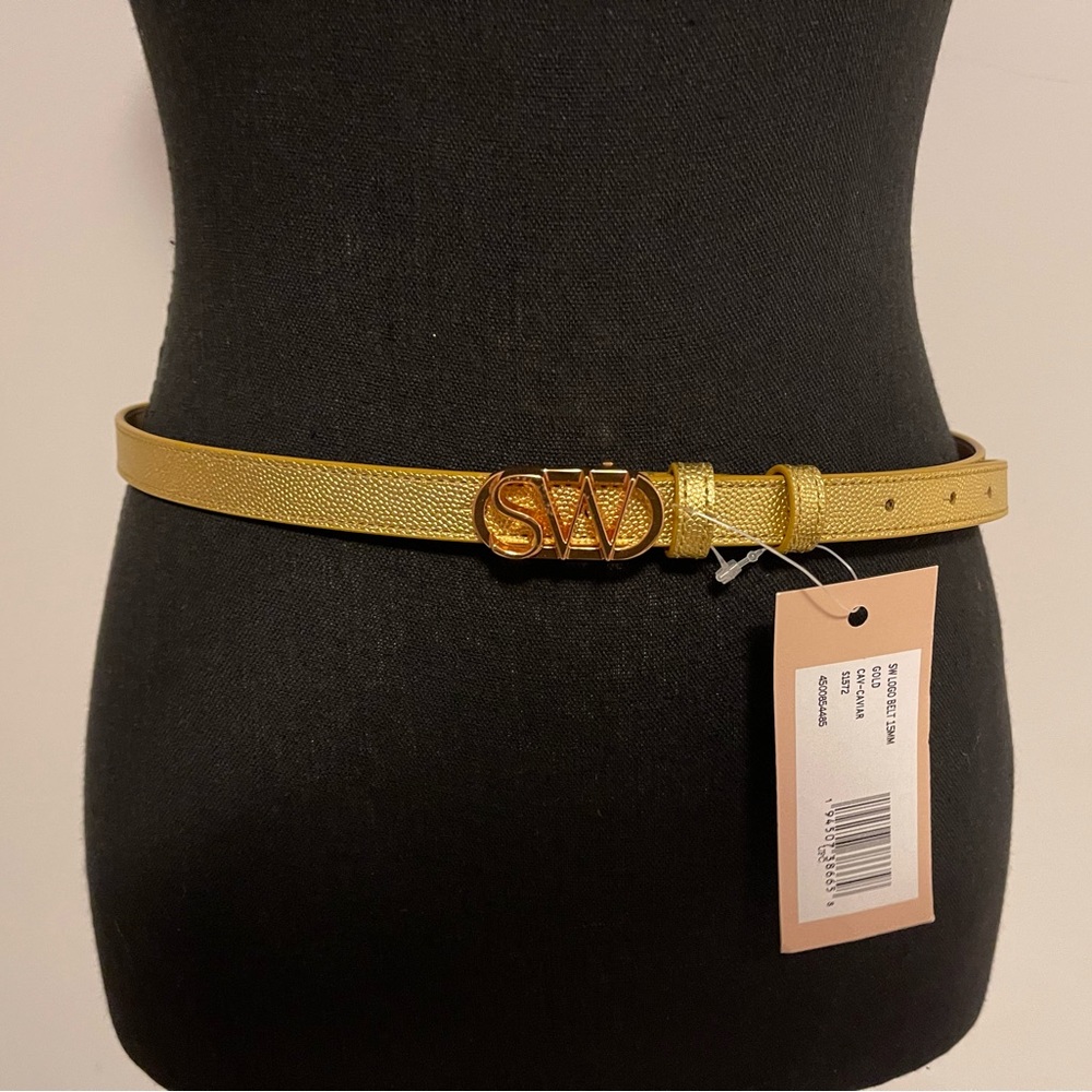 Stuart Weitzman Gold Belt